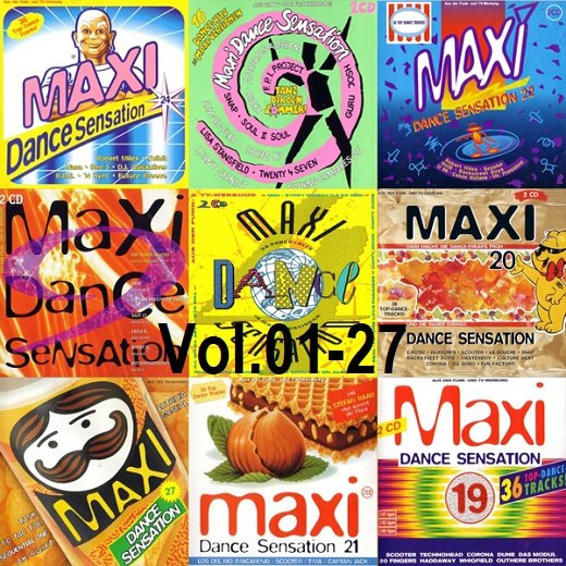 Постер к Maxi Dance Sensation Vоl.01-27 (1990-1997)